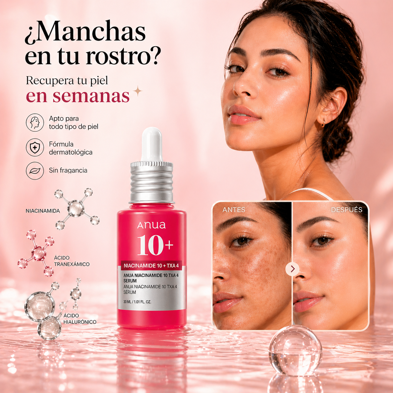 ANUA 10+ SERUM: Glow Coreano para tu piel 💖✨
