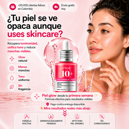 ANUA 10+ SERUM: Glow Coreano para tu piel 💖✨